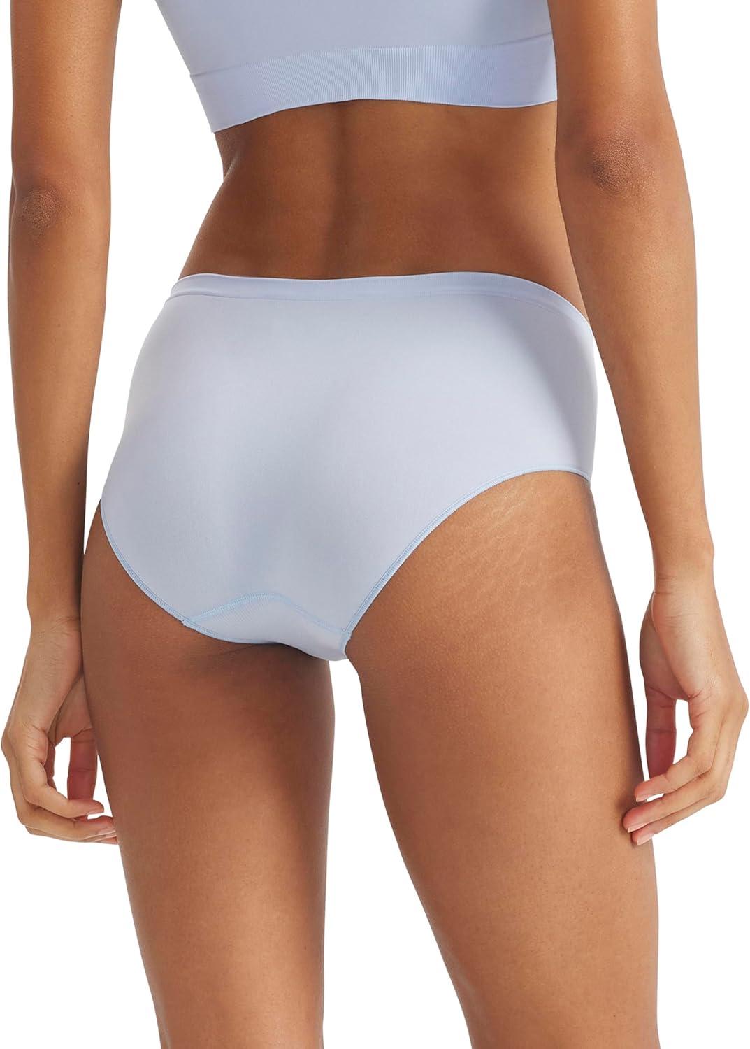 image:imageadidas Womens Active Seamless Hipster UnderwearEasy CoralWhiteGlow Blue