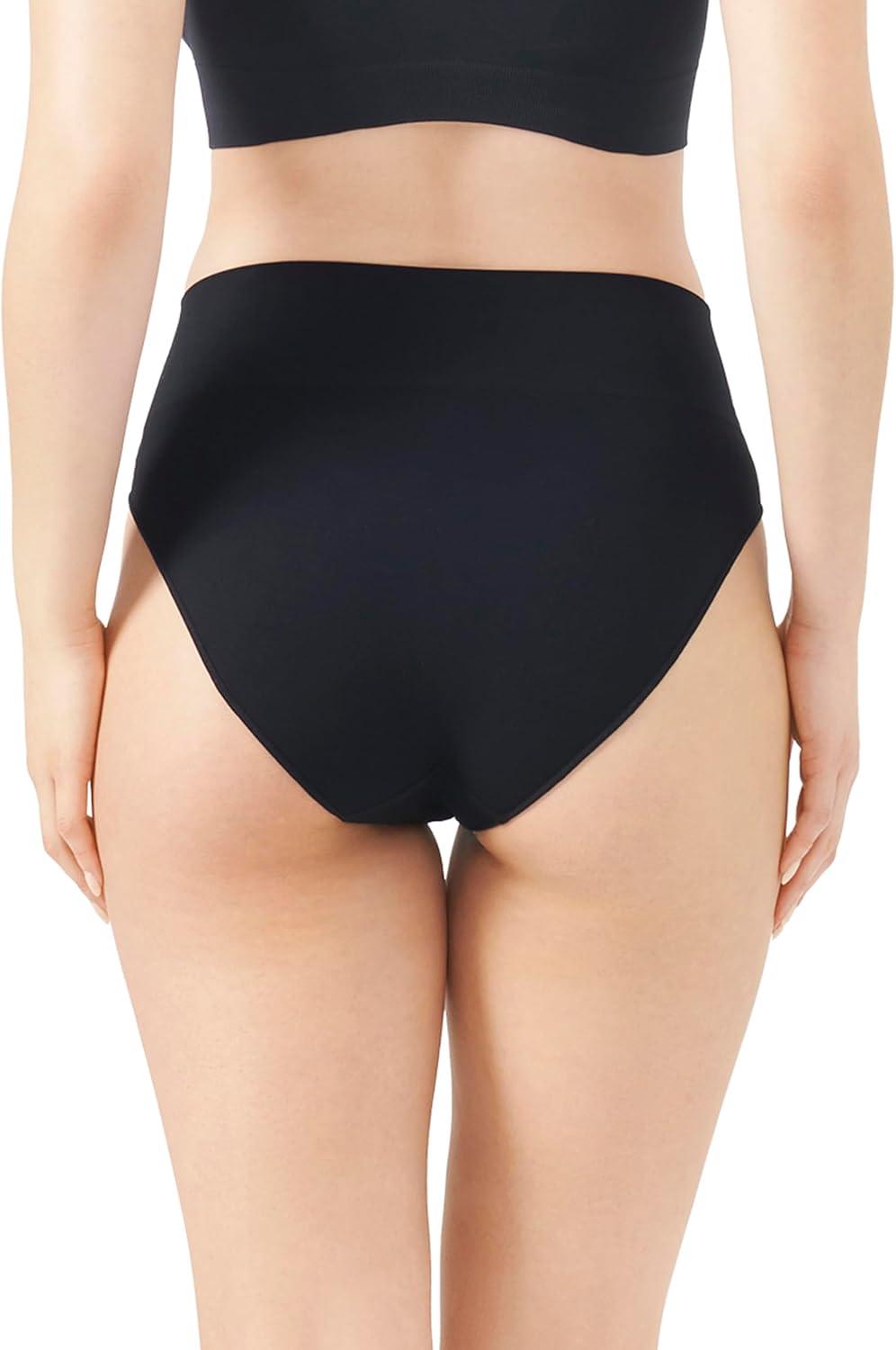 image:imageadidas Womens Active Seamless Micro Stretch High Leg Brief UnderwearBlack