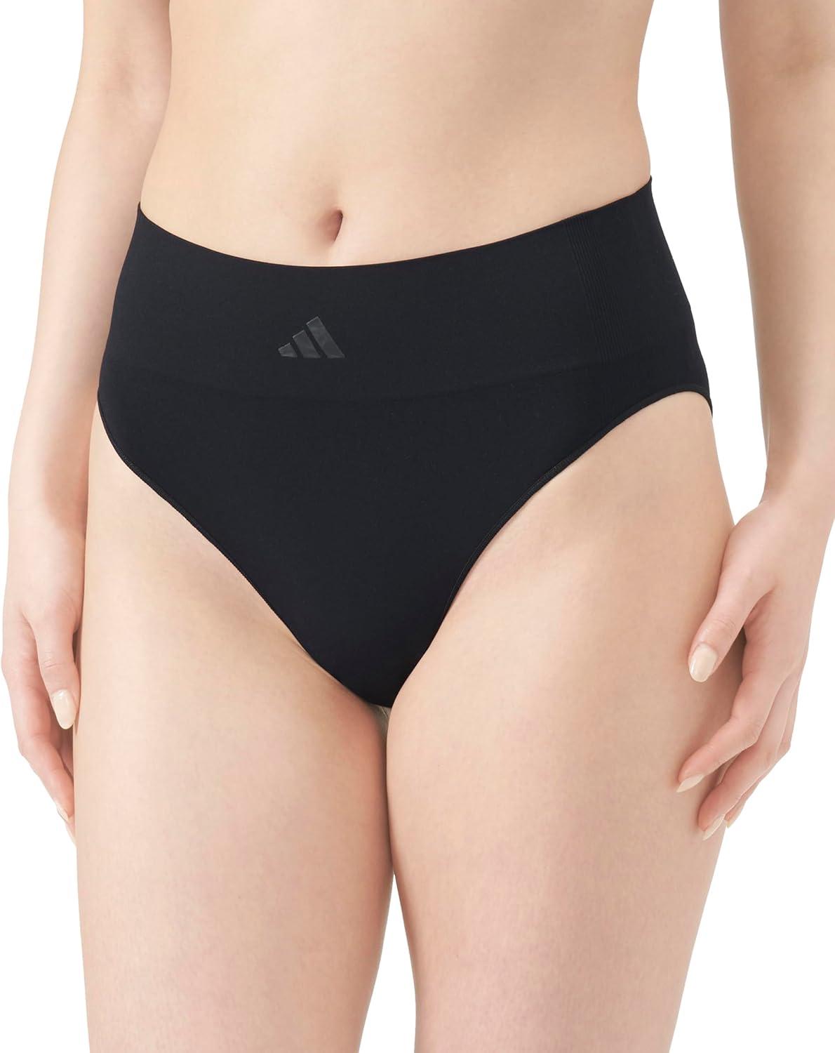 image:imageadidas Womens Active Seamless Micro Stretch High Leg Brief UnderwearBlack