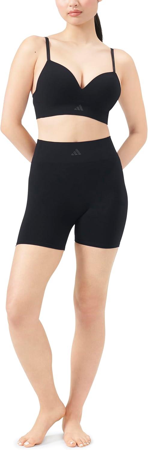 image:imageadidas Womens Active Seamless Micro Stretch Smoothing ShortBlack