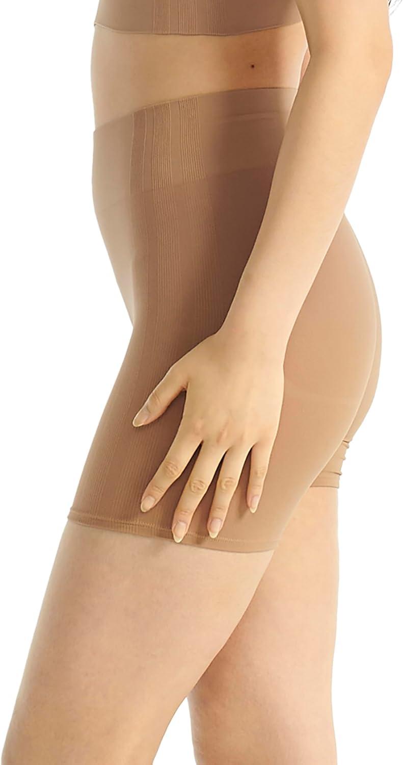 image:imageadidas Womens Active Seamless Micro Stretch Smoothing ShortToasted Almond