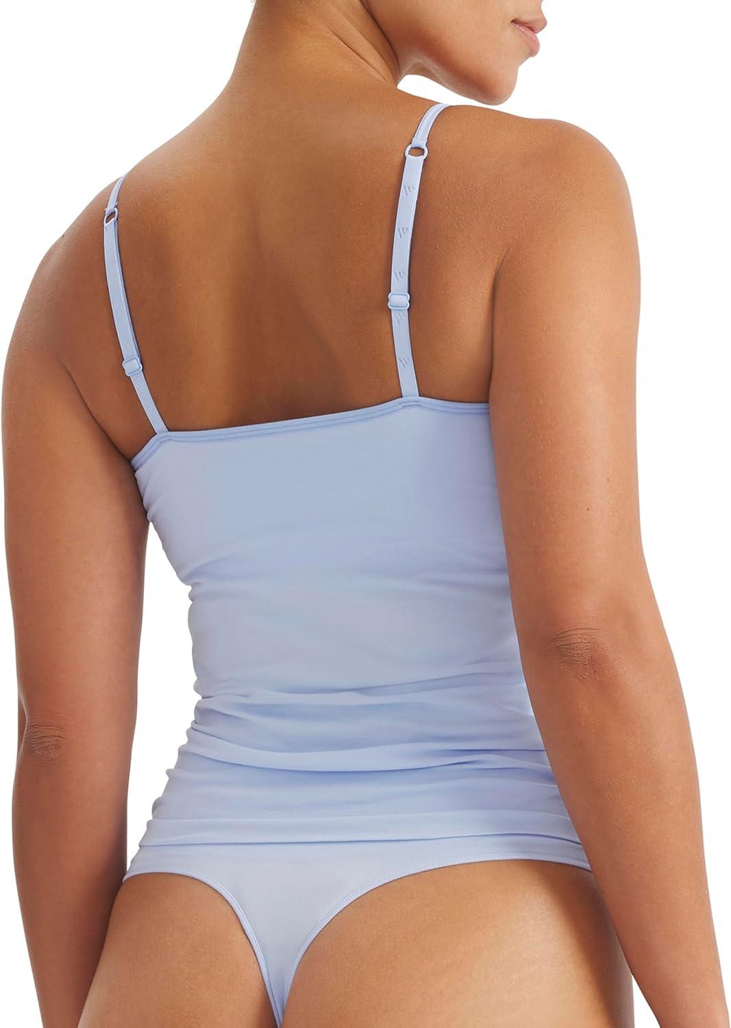 image:imageadidas Womens Active Seamless Micro Stretch Smoothing Tank TopGlow Blue