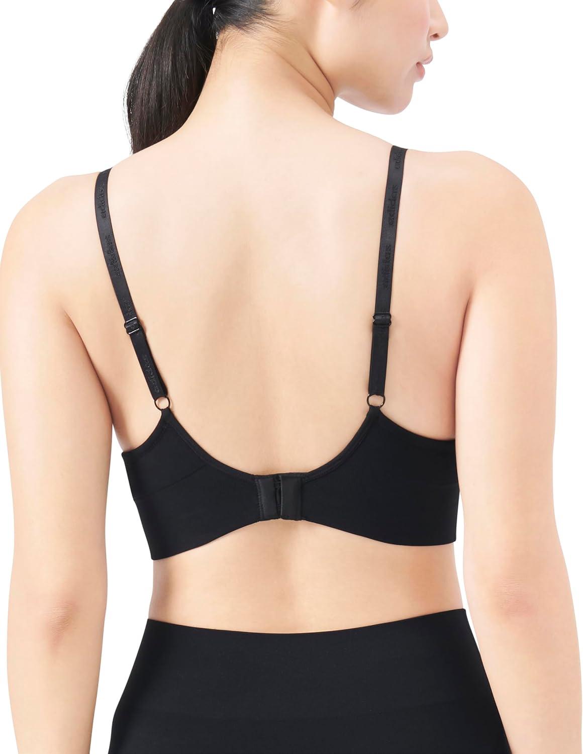 image:imageadidas Womens Active Seamless Micro Stretch Wireless BraBlack