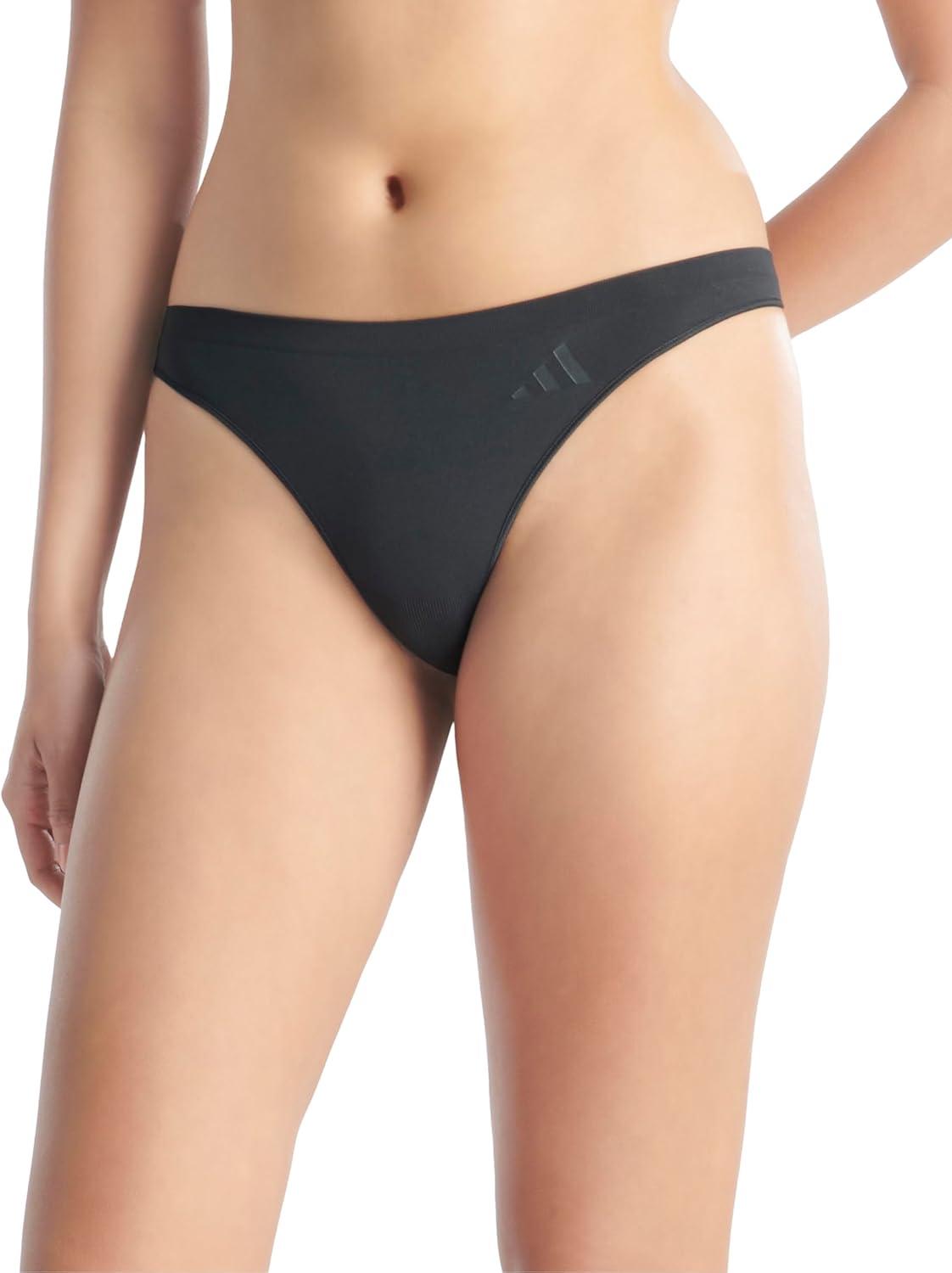 image:imageadidas womens Active Seamless Thong UnderwearBlack