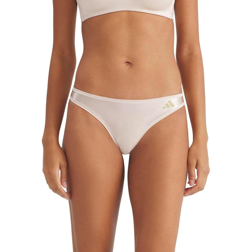 image:imageadidas Womens Active Micro Contour Thong UnderwearCrystal Linen