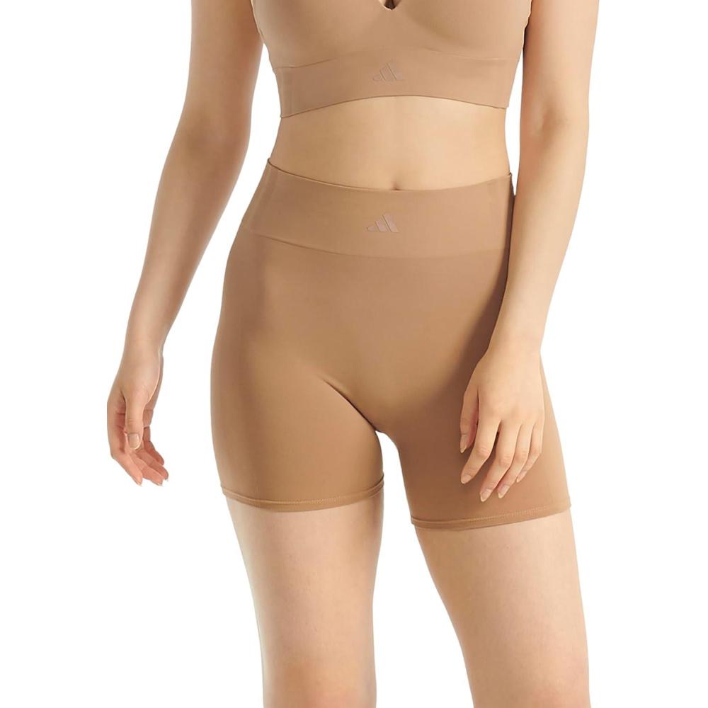 image:imageadidas Womens Active Seamless Micro Stretch Smoothing ShortToasted Almond
