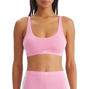 adidas Women’s Active Essentials Cotton Scoop Bralette(St Tropic Bloom)