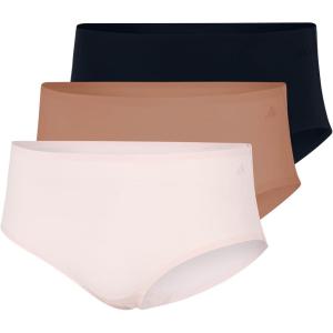 adidas Women’s Active Light Flex Hipster Underwear(Black/Toasted Almond/Sandy Pink)