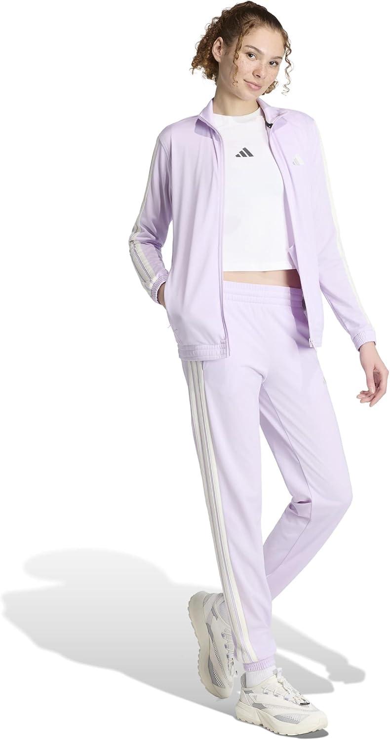 image:imageAdidas Womens Tricot 3Stripes Track PantsIce Lavender
