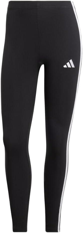 image:imageadidas Womens Essentials 3Stripes Cotton LeggingsBlackWhite