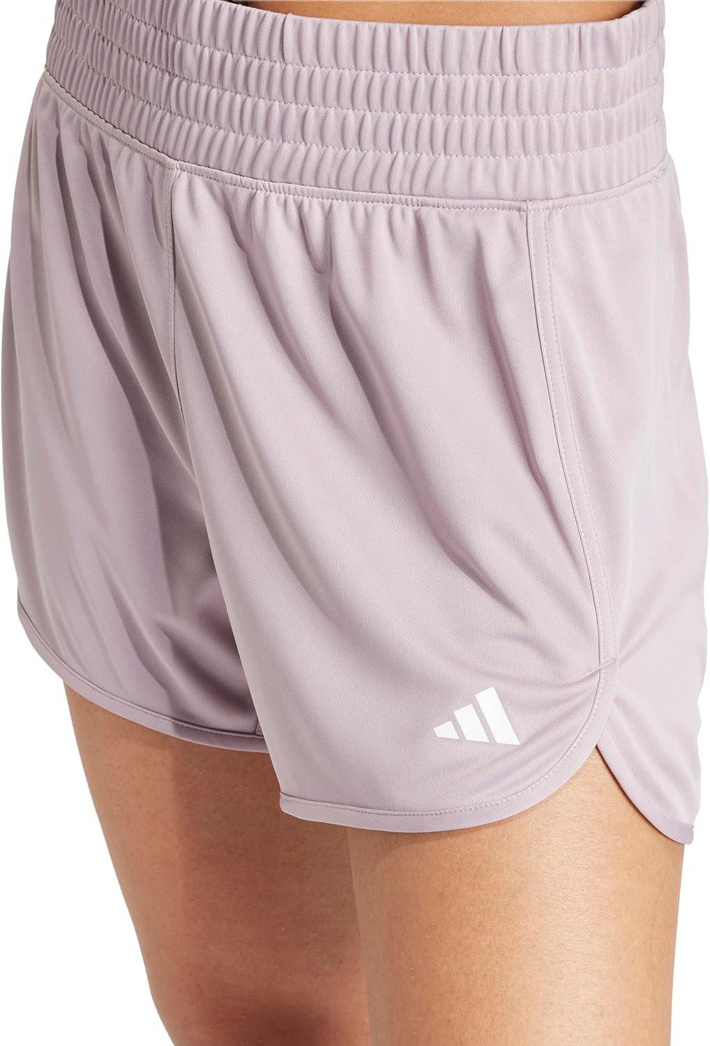 image:imageadidas Womens Pacer Essentials Knit HighRise Shorts Casual Bottoms Casual PurplePreloved Fig