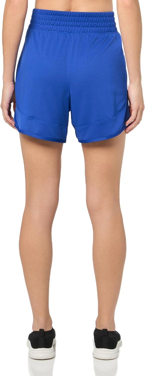 image:imageadidas Womens Pacer Essentials Knit HighRise Shorts Casual Bottoms Casual PurpleSemi Lucid Blue