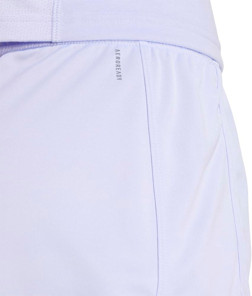 image:imageadidas Womens Pacer Essentials Knit HighRise Shorts Casual Bottoms Casual PurpleViolet ToneWhite
