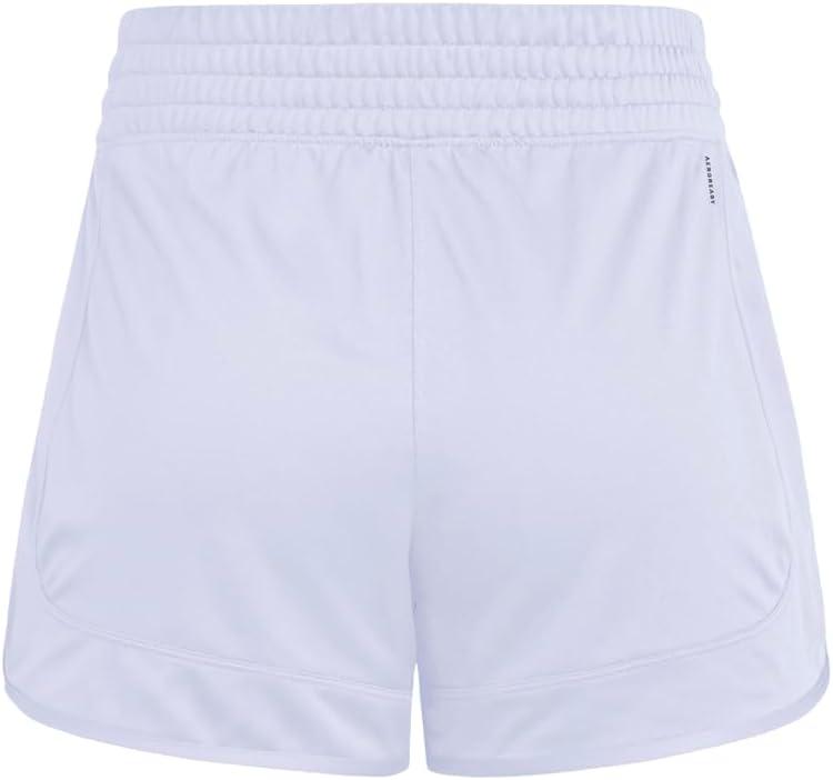 image:imageadidas Womens Pacer Essentials Knit HighRise Shorts Casual Bottoms Casual PurpleViolet ToneWhite