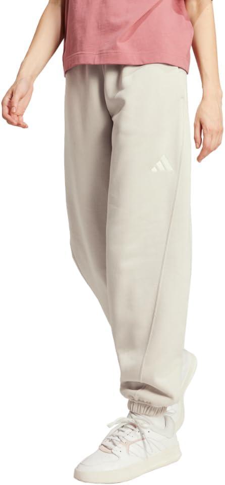 image:imageadidas Womens All Season Fleece Sweatpants Casual BrownAlumina