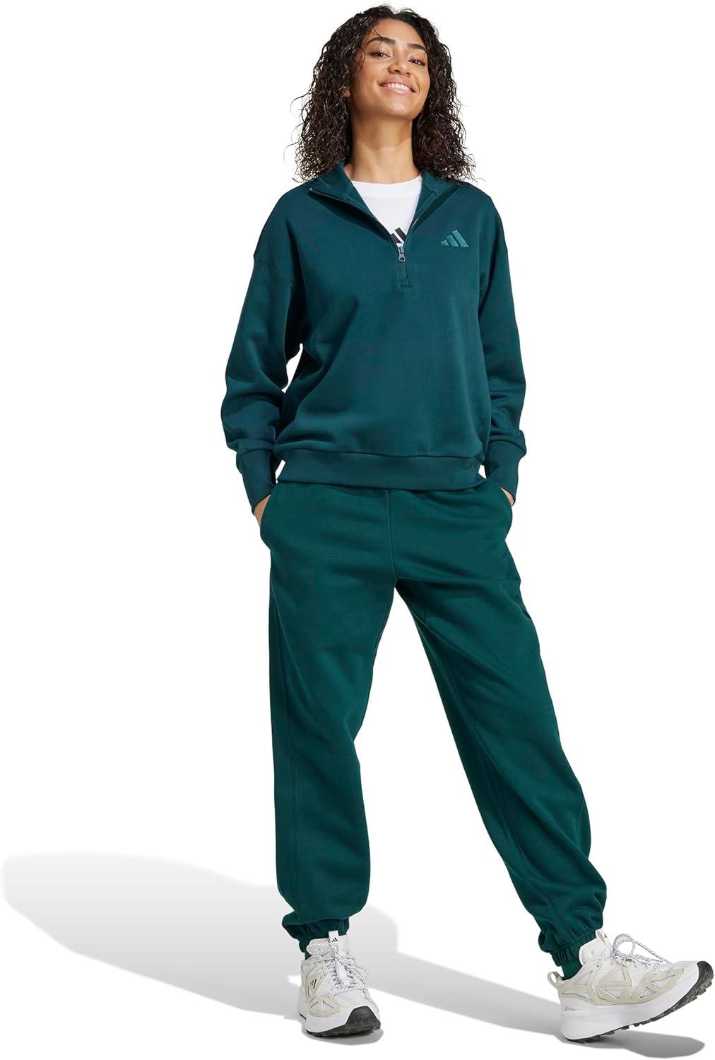 image:imageadidas Womens All Season Fleece Sweatpants Casual BrownAurora Ivy