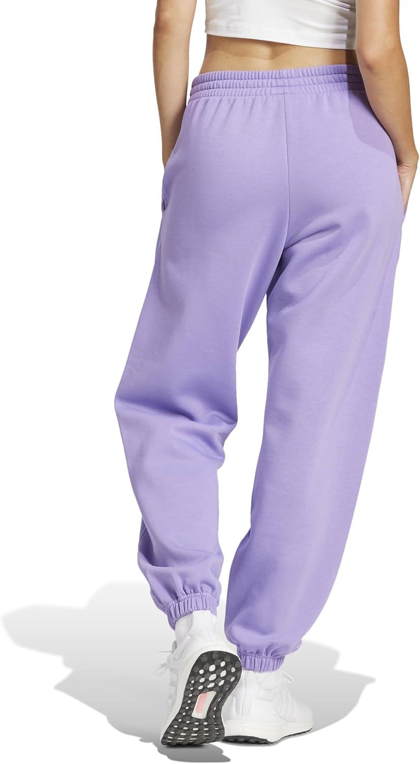 image:imageadidas Womens All Season Fleece Sweatpants Casual BrownViolet Fusion