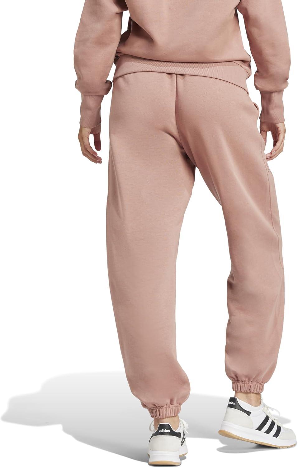 image:imageadidas Womens All Season Fleece Sweatpants Casual BrownWarm Clay