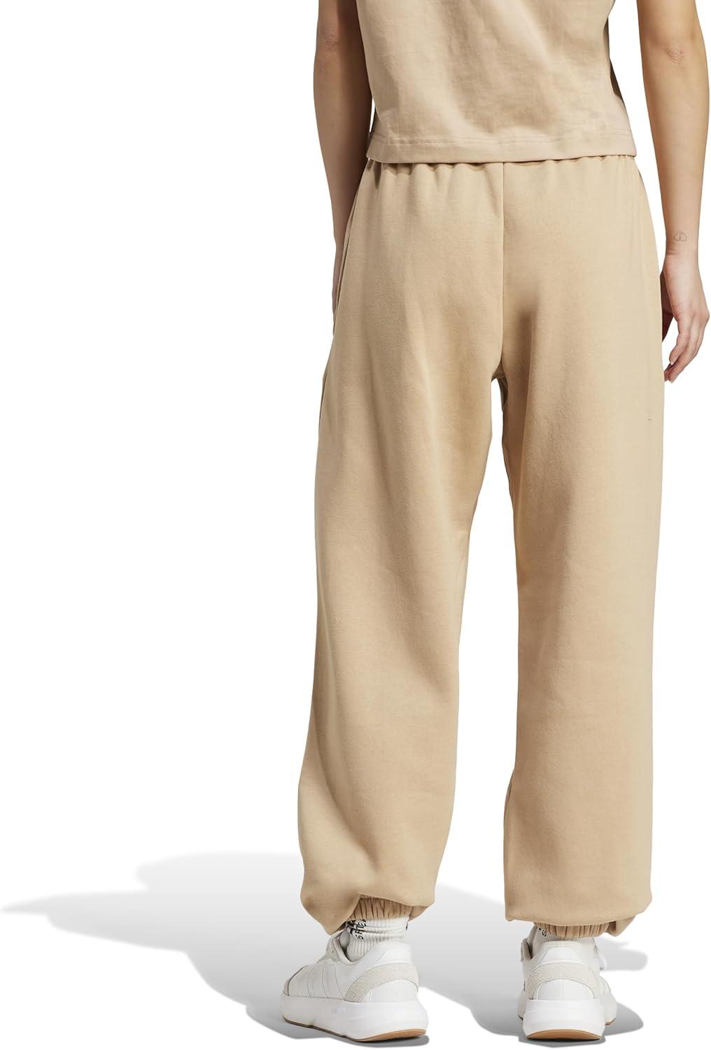 image:imageadidas Womens All Season Fleece Sweatpants Casual BrownWarm Sandstone