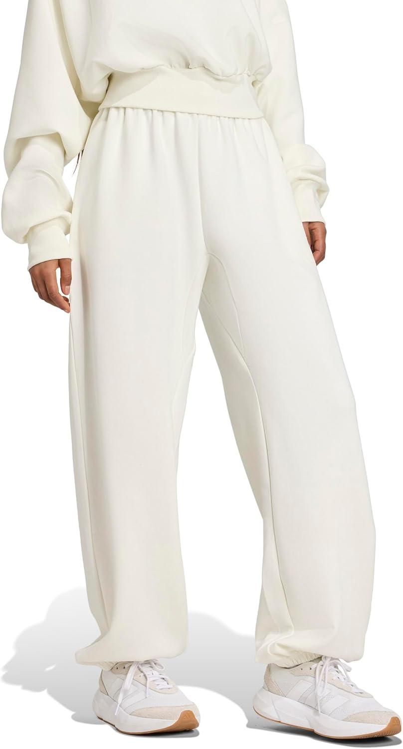 image:imageadidas Womens All Szn Soft Lux Loose Track PantsOffwhite