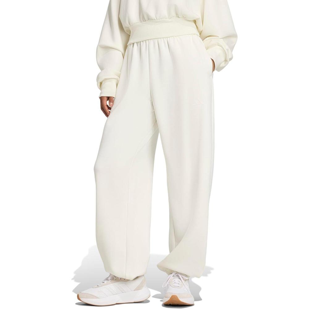 image:imageadidas Womens All Szn Soft Lux Loose Track PantsOffwhite