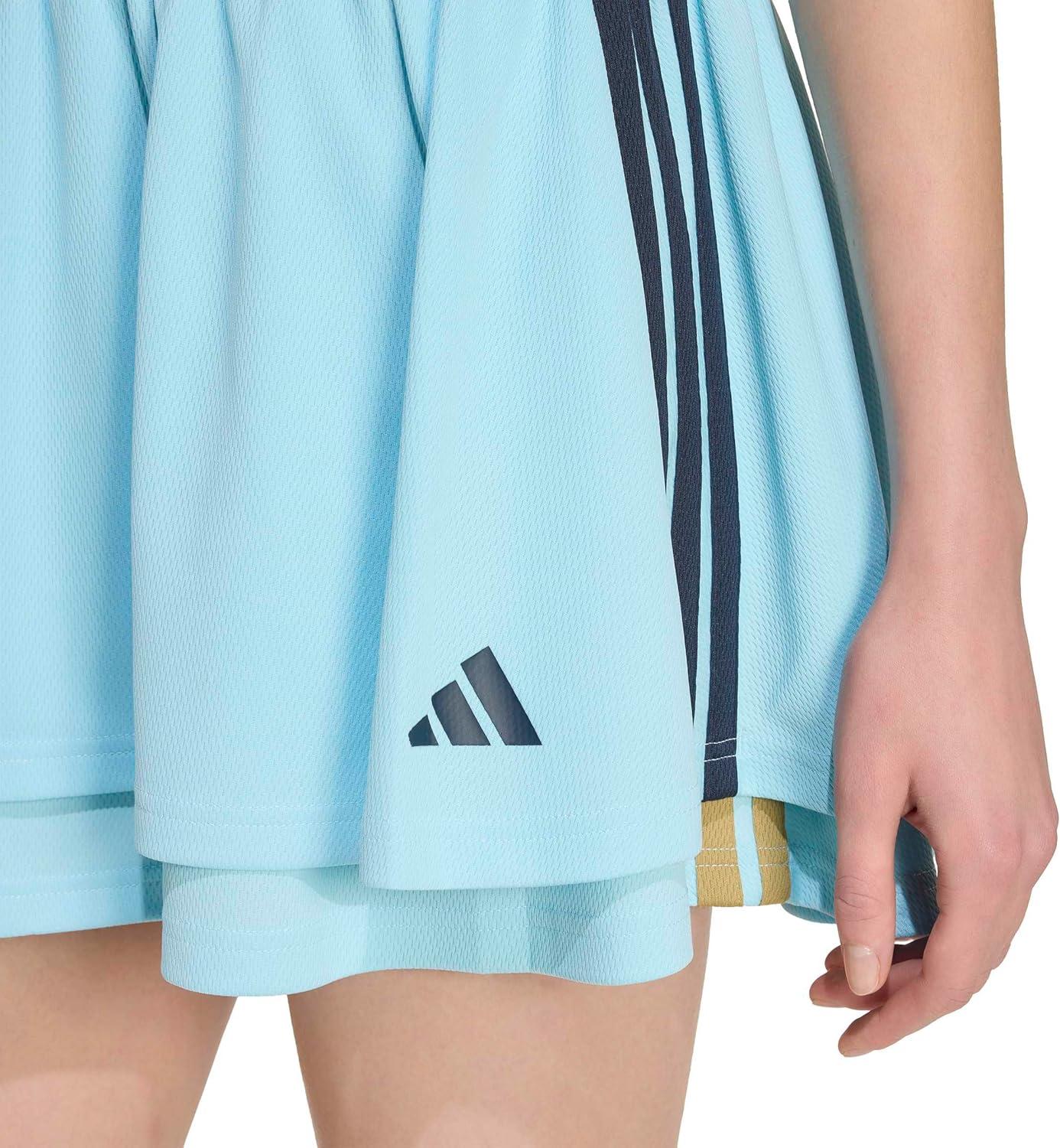 image:imageadidas Womens House of Tiro SkirtIcey BlueNight NavyHazy Beige