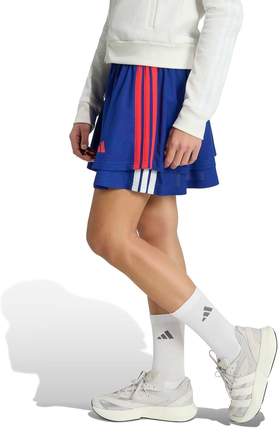 image:imageadidas Womens House of Tiro SkirtMystery InkWhitePure Ruby