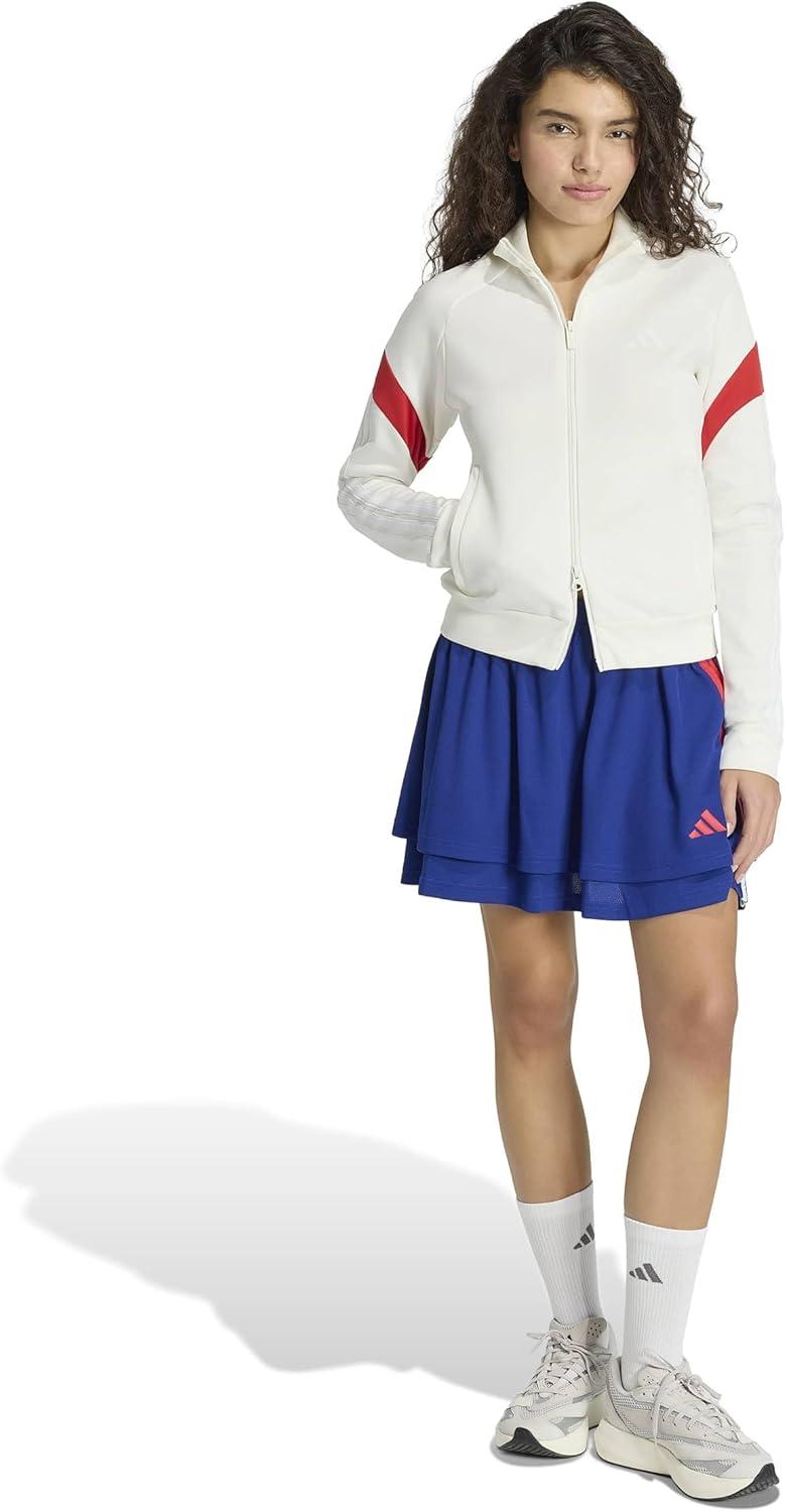 image:imageadidas Womens House of Tiro SkirtMystery InkWhitePure Ruby