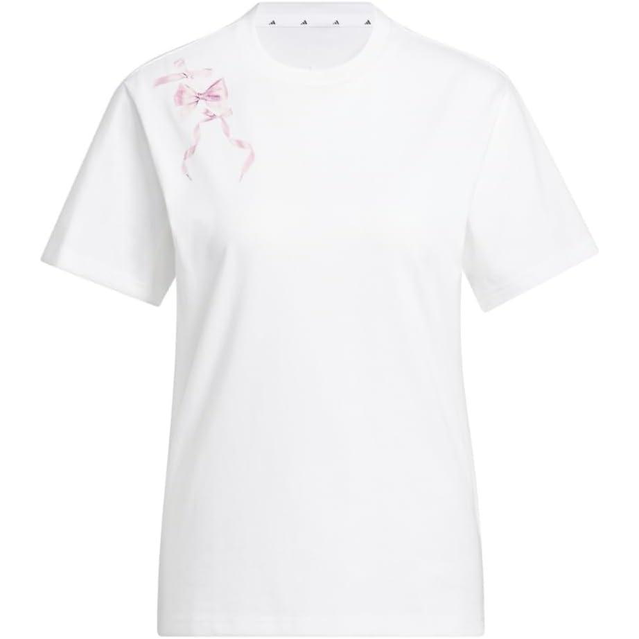 image:imageadidas Womens Coquette Bows Graphic TShirt Black XSmall