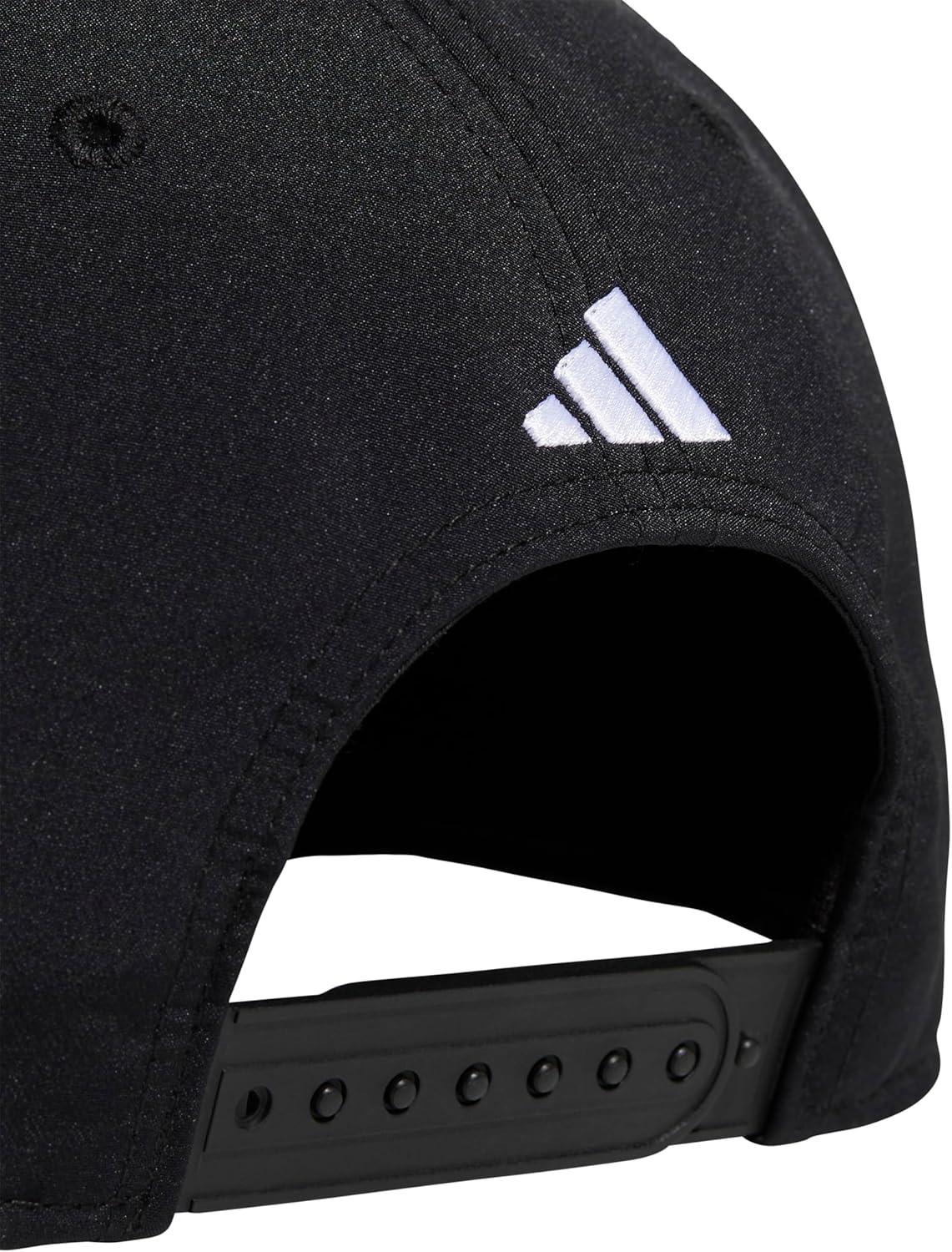 image:imageadidas Mens Midrange Hat Athletic Snapback Cap with LogoBlackWhite3bar