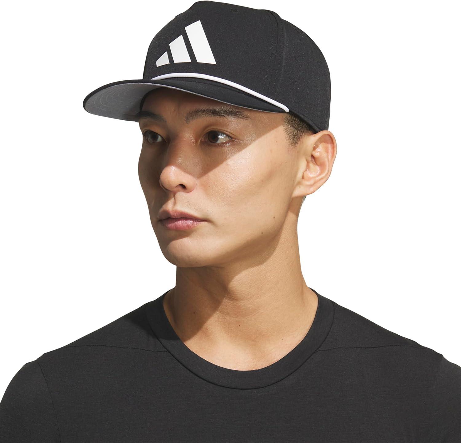 image:imageadidas Mens Midrange Hat Athletic Snapback Cap with LogoBlackWhiteGrey20