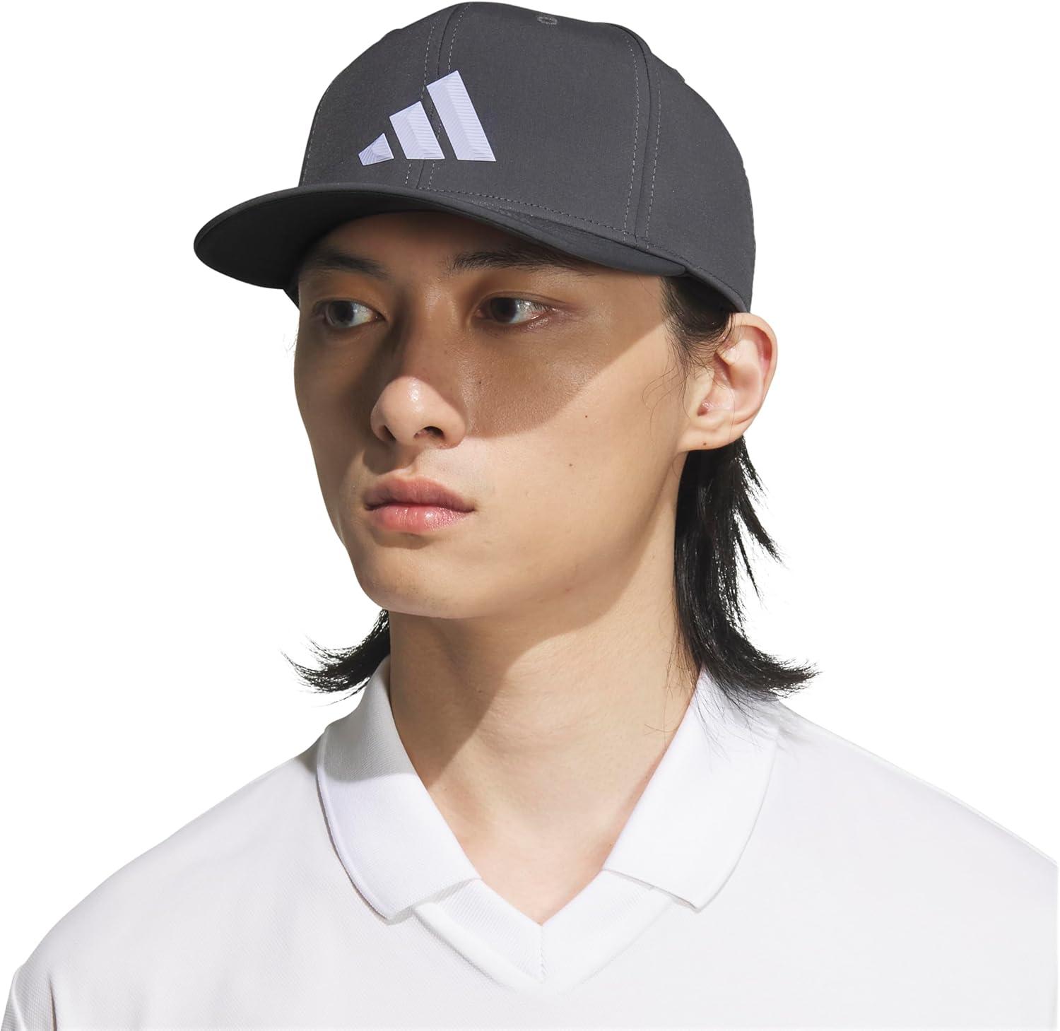 image:imageadidas Mens Midrange Hat Athletic Snapback Cap with LogoGrey SixViolet Tone Purple3bar