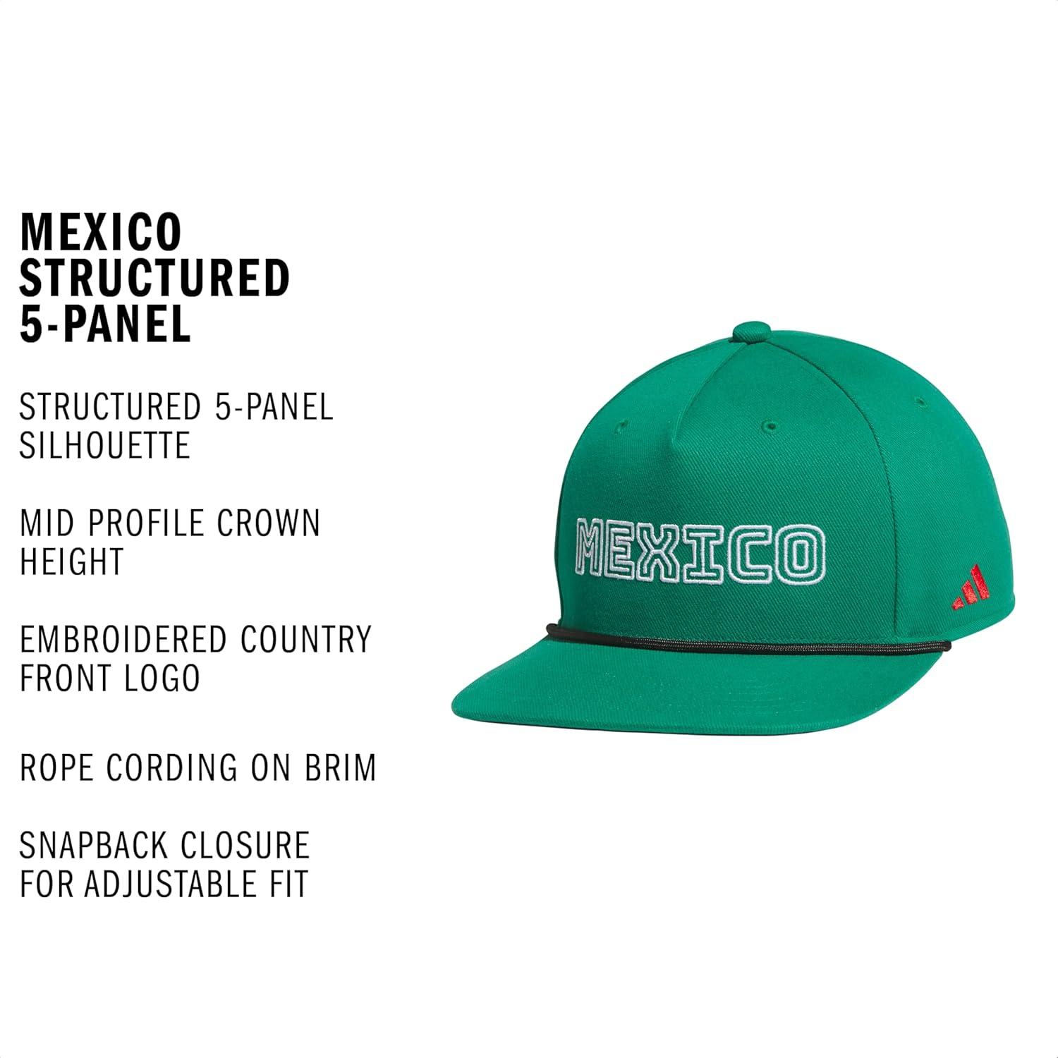 image:imageadidas Mens Midrange Hat Athletic Snapback Cap with LogoMexico