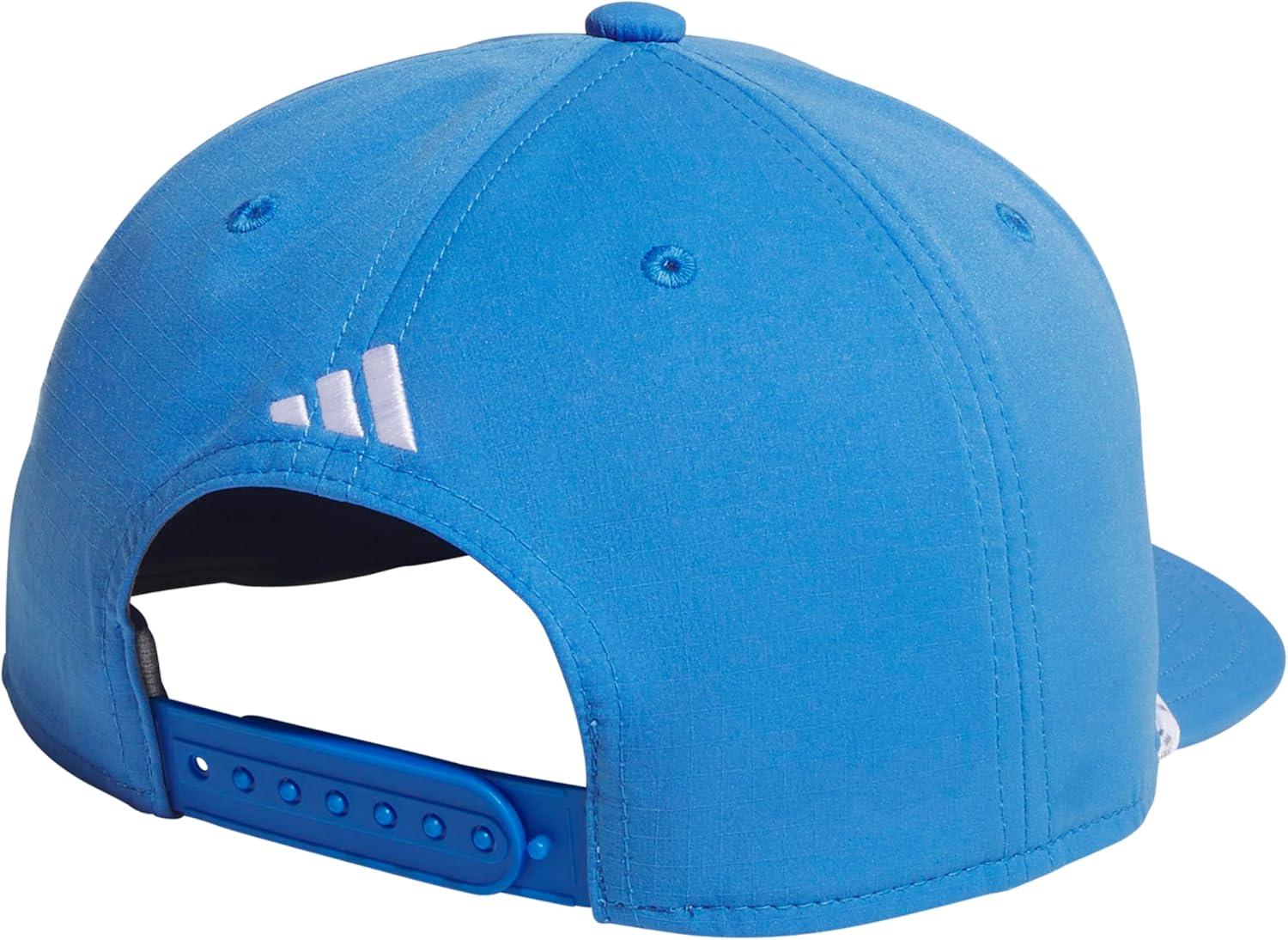 image:imageadidas Mens Midrange Hat Athletic Snapback Cap with LogoRay BlueWhiteGrey20