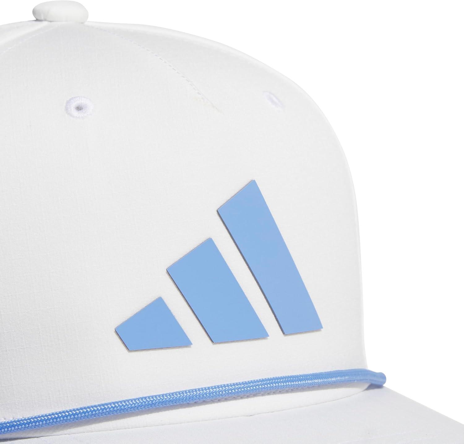 image:imageadidas Mens Midrange Hat Athletic Snapback Cap with LogoWhiteBlue FusionGrey