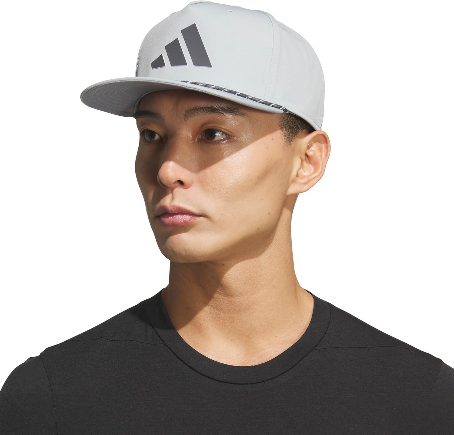 image:imageadidas Mens Midrange Hat Athletic Snapback Cap with LogoWonder Sage GreenGrey SixWhite20