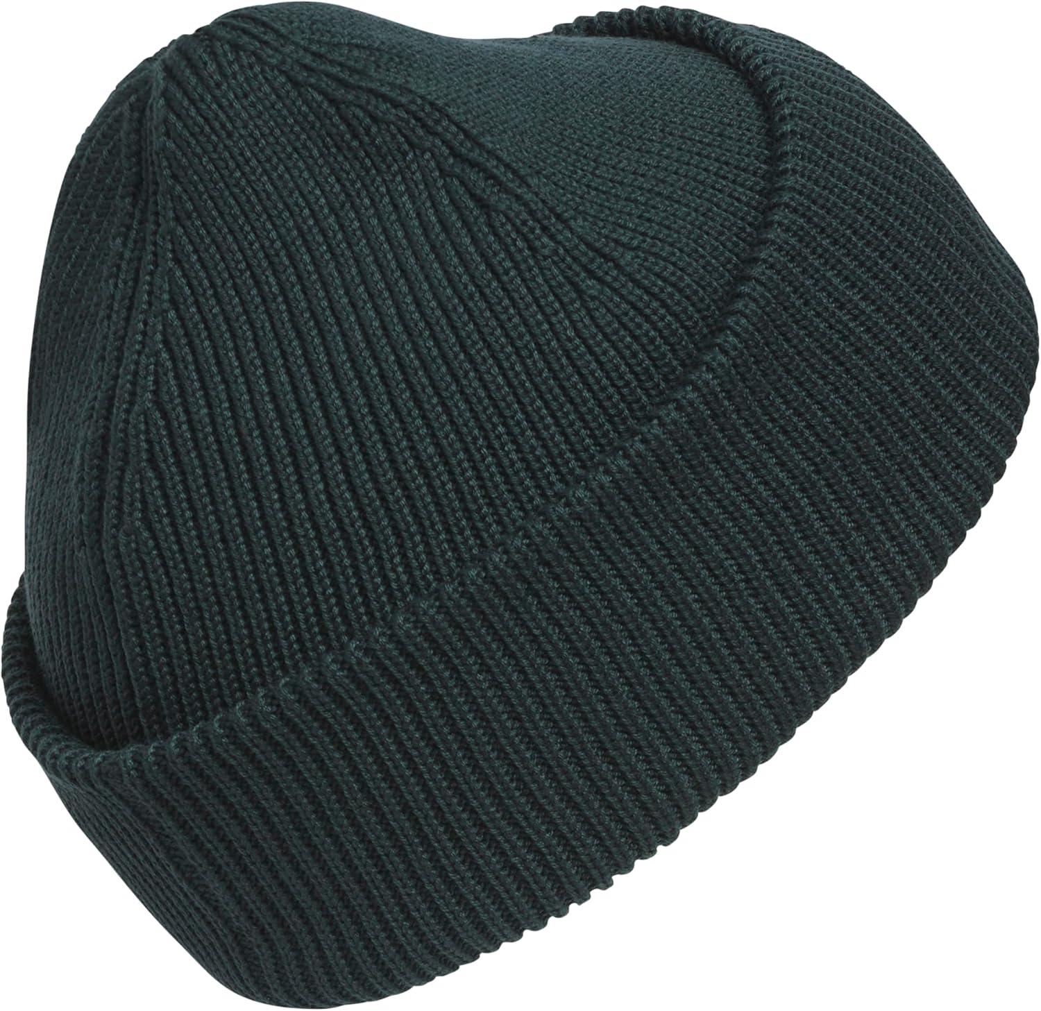 image:imageadidas Mens Premium Beanie Standard Fit Cuffed Knit Winter HatAurora Green IvyBlackWhite