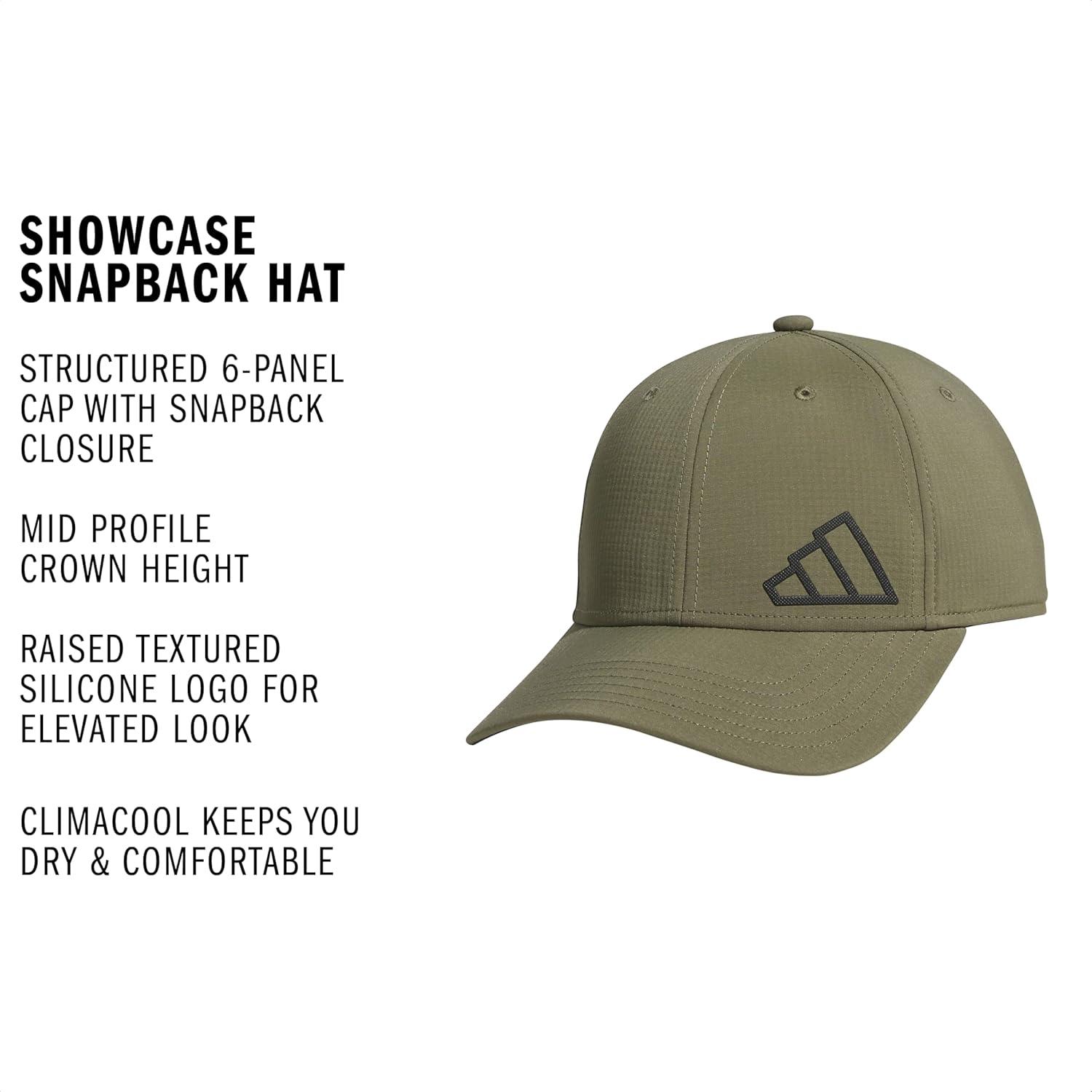 image:imageadidas Unisex Adult Showcase Hat Showcase Adjustable Athletic Sports CapOlive Strata GreenBlack