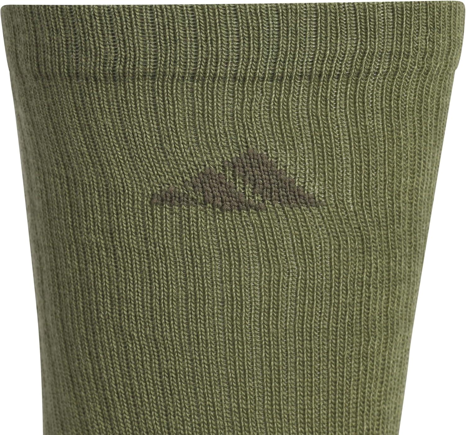 image:imageadidas Mens Athletic Cushioned Crew Socks 6 Pairs Durable amp ComfortableOlive Strata GreenDark BlueCarbon Grey