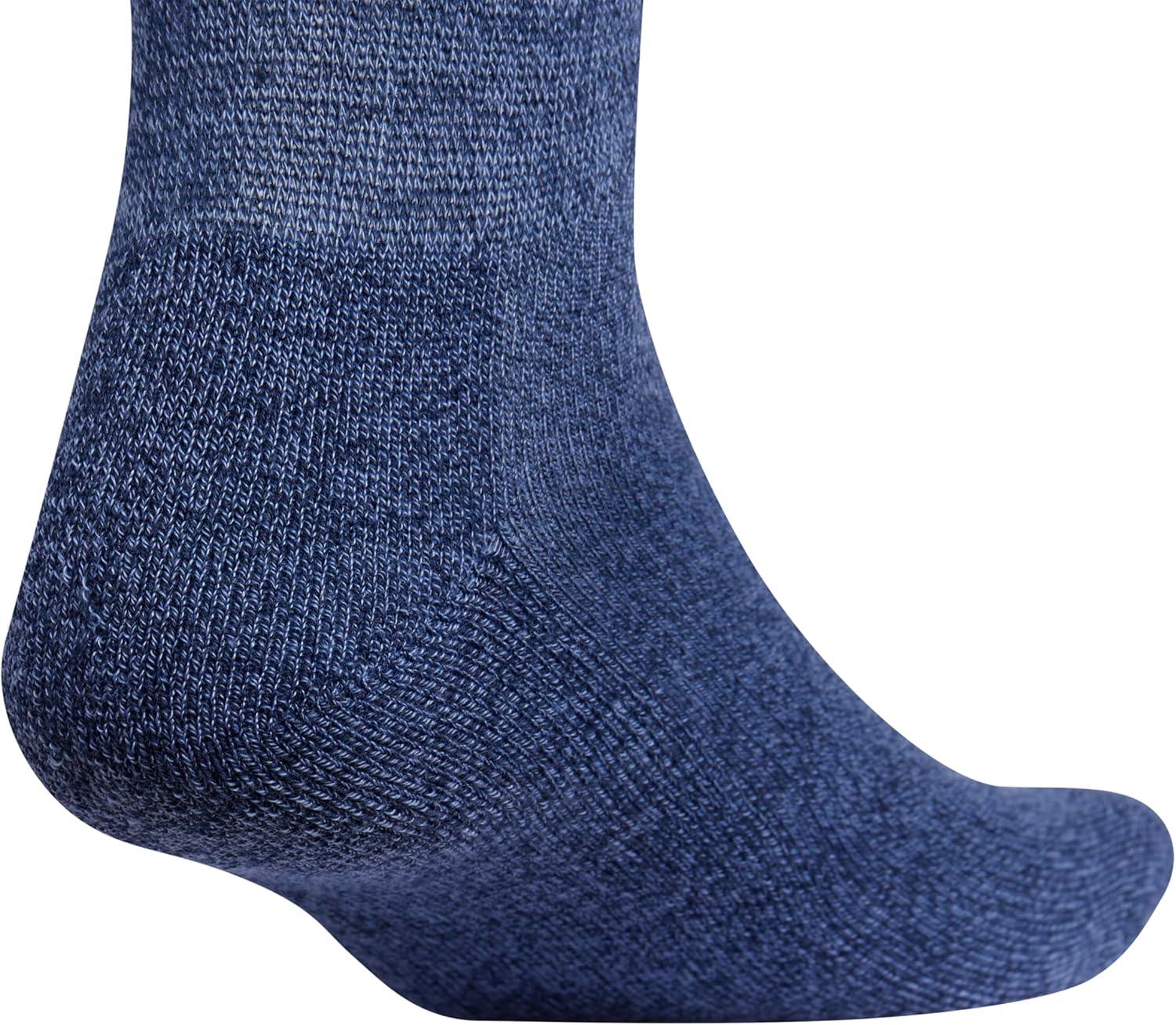 image:imageadidas Mens Athletic Cushioned Crew Socks 6 Pairs Durable amp ComfortableTech Indigo BlueGreyCollegiate Navy