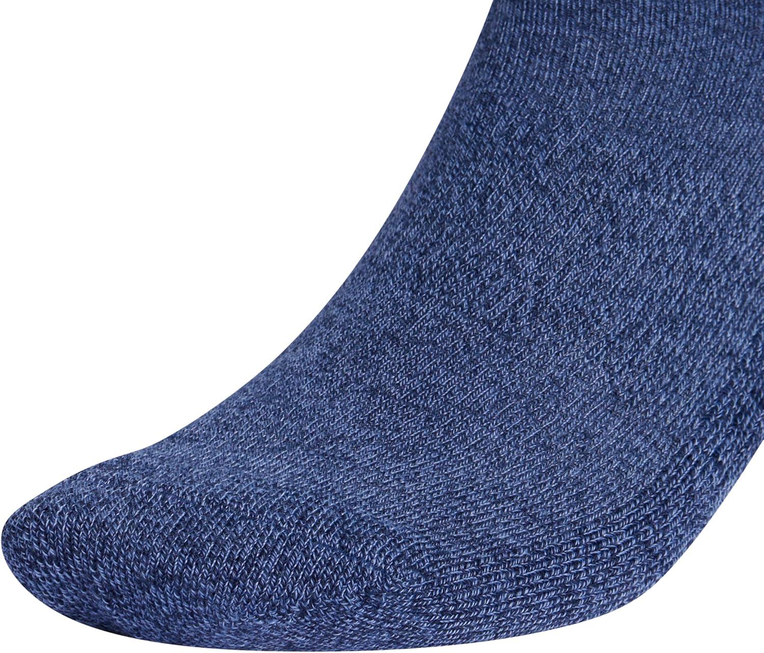 image:imageadidas Mens Athletic Cushioned Low Cut Ankle Socks 6 Pairs Durable amp ComfortableTech Indigo BlueGreyCollegiate Navy