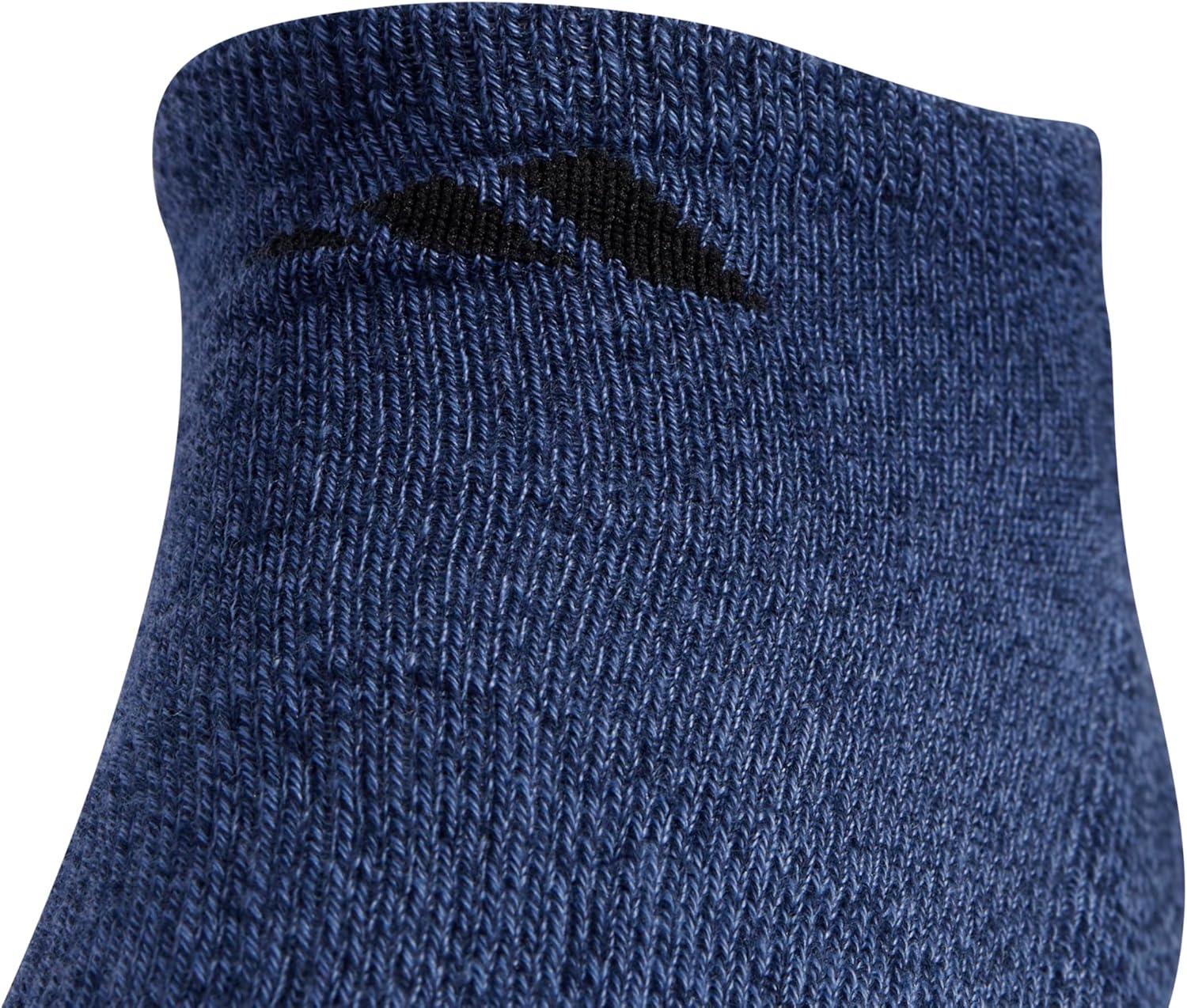 image:imageadidas Mens Athletic Cushioned No Show Socks 6 Pairs Durable amp ComfortableTech Indigo BlueGreyCollegiate Navy