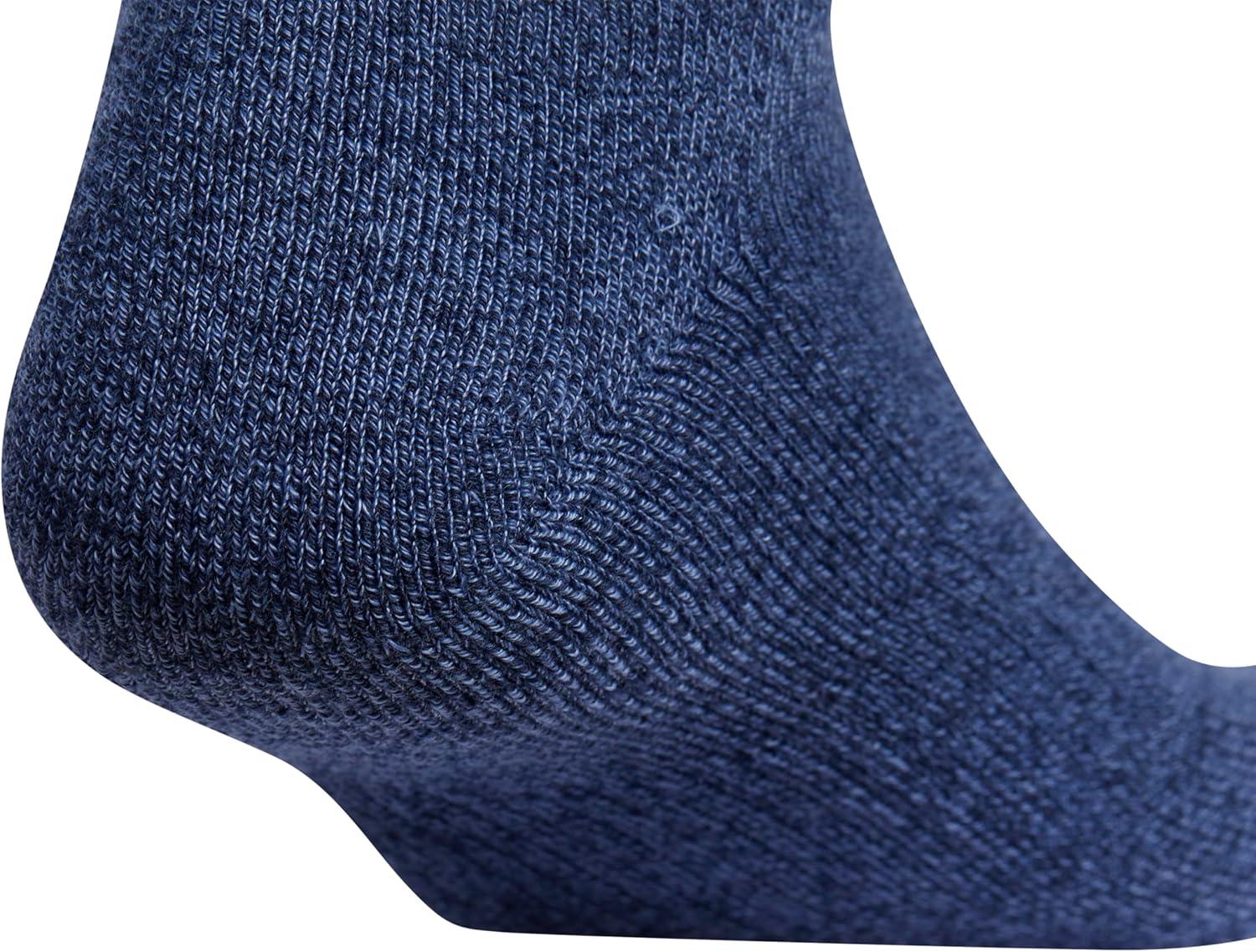 image:imageadidas Mens Athletic Cushioned No Show Socks 6 Pairs Durable amp ComfortableTech Indigo BlueGreyUniversity Navy