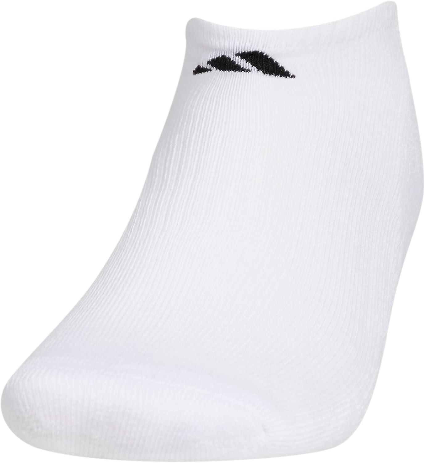 image:imageadidas Mens Athletic Cushioned No Show Socks 6 Pairs Durable amp ComfortableWhiteAlumina BeigeCarbon Grey