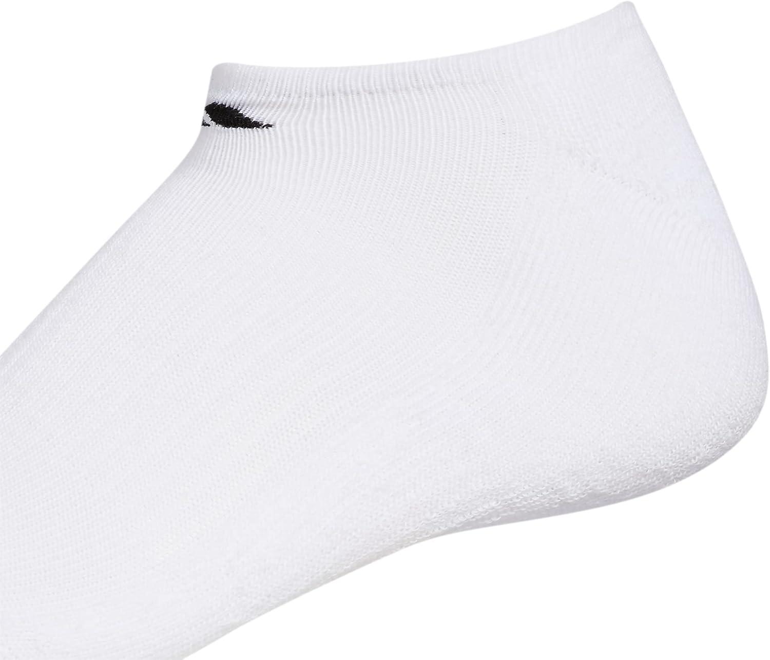 image:imageadidas Mens Athletic Cushioned No Show Socks 6 Pairs Durable amp ComfortableWhiteAlumina BeigeCarbon Grey
