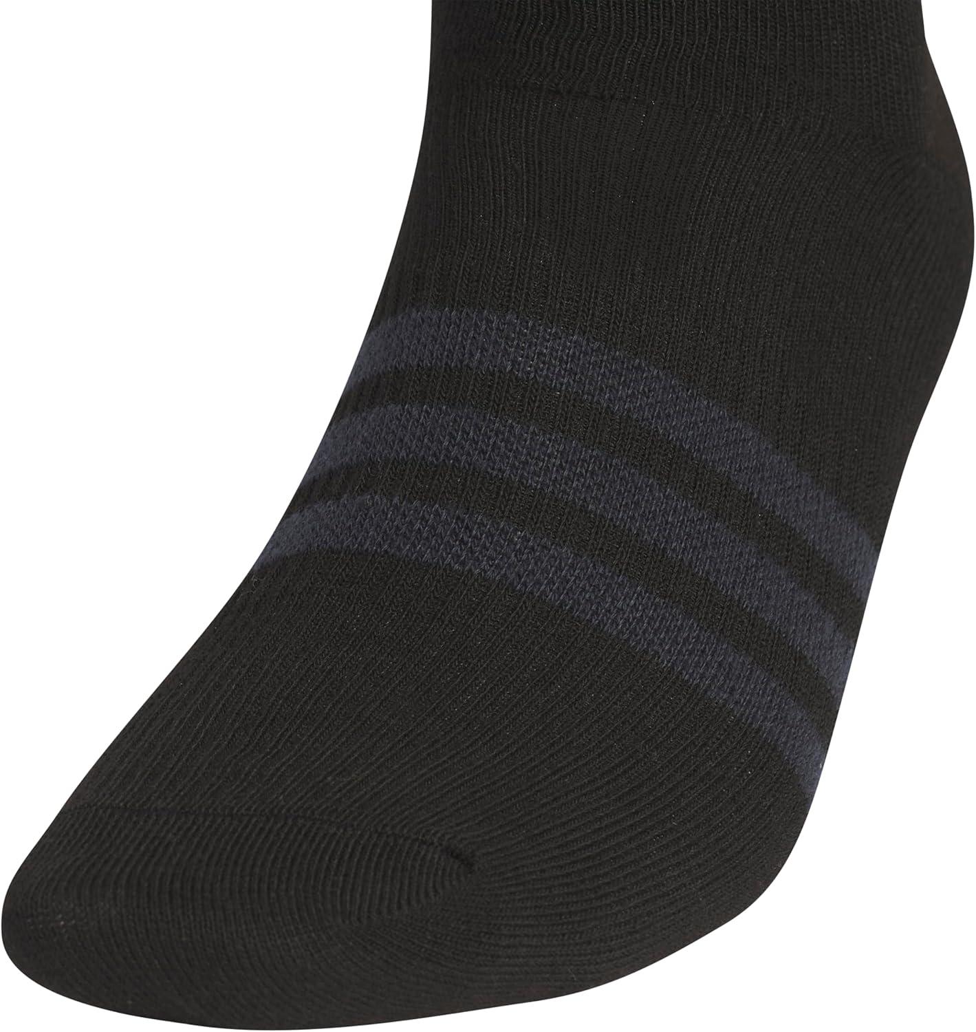 image:imageadidas Mens Superlite Low Cut Ankle Socks 6 Pairs Lightweight amp BreathableBlackNight Grey