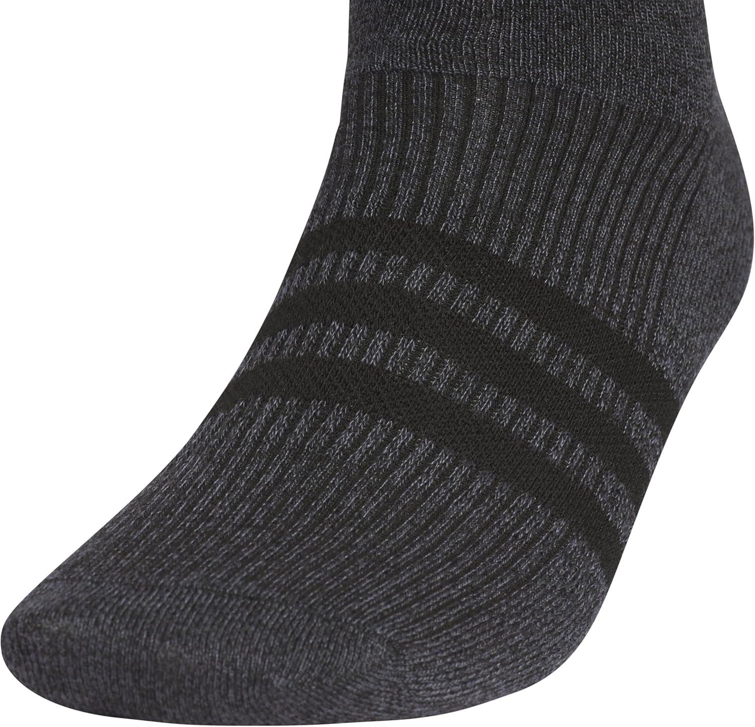 image:imageadidas Mens Superlite Low Cut Ankle Socks 6 Pairs Lightweight amp BreathableOnix GreyBlack