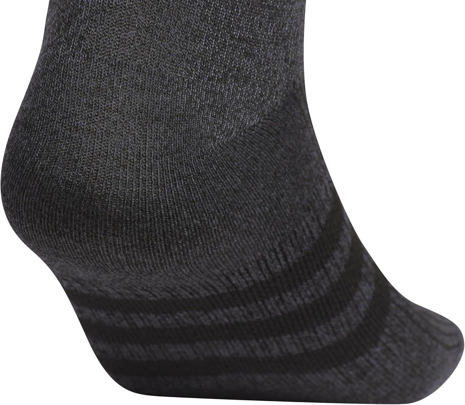 image:imageadidas Mens Superlite Low Cut Ankle Socks 6 Pairs Lightweight amp BreathableOnix GreyBlack