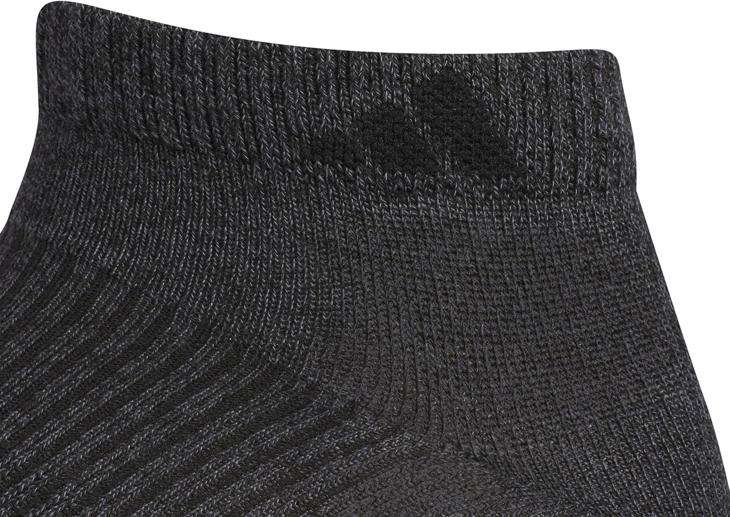 image:imageadidas Mens Superlite Low Cut Ankle Socks 6 Pairs Lightweight amp BreathableOnix GreyBlack