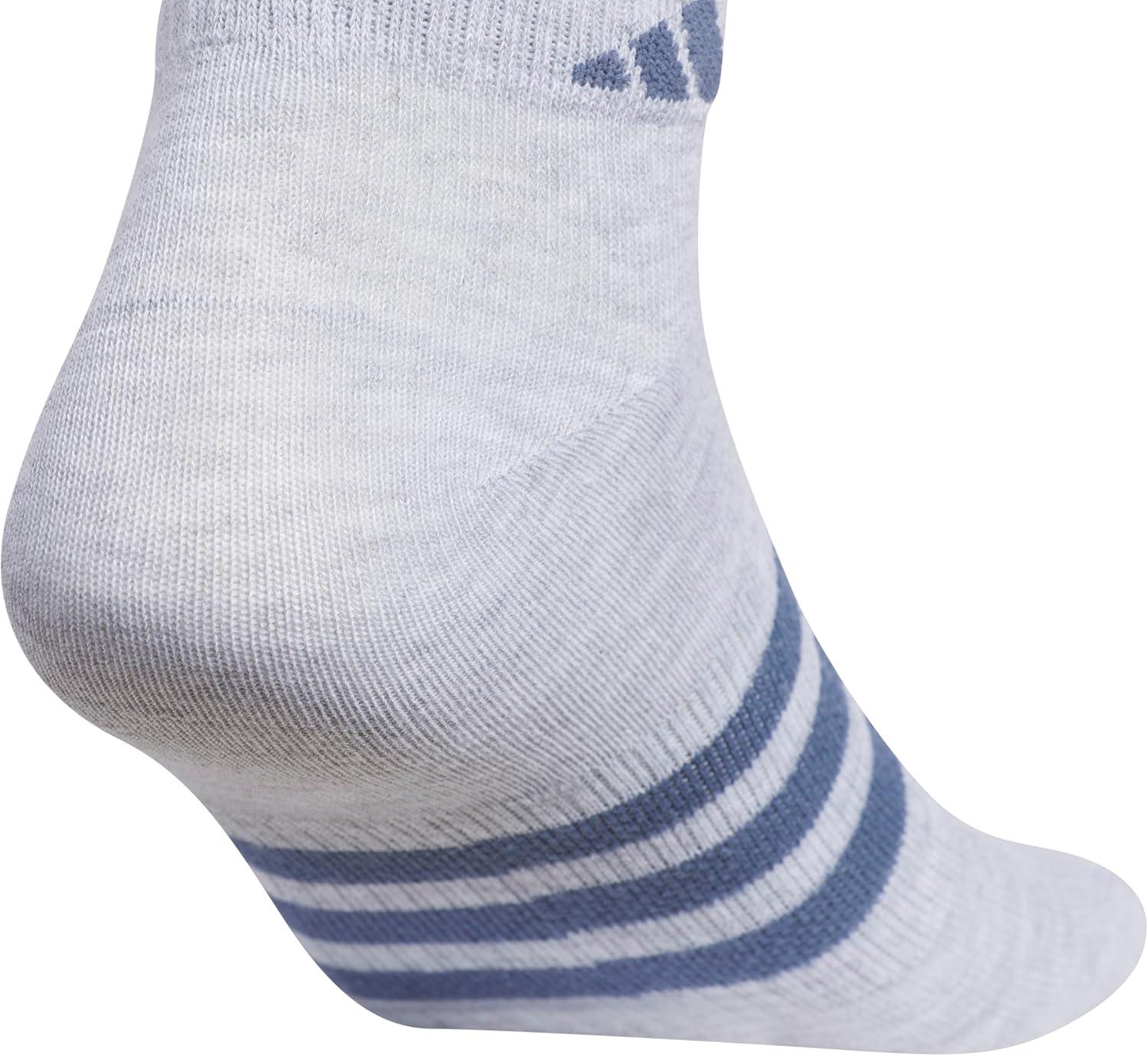 image:imageadidas Mens Superlite Low Cut Ankle Socks 6 Pairs Lightweight amp BreathablePreloved Ink BlueLegend Ink BlueCool Light Heather